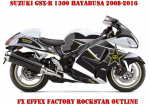 Rockstar Outline for Suzuki GSX-R 1300 Hayabusa 2008-2018